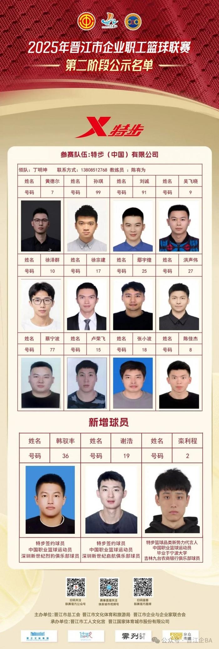 冠军球队公布新援将参加国外联赛